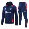 Manchester United Hoodie Sweat d'Entraînement 2024-25 Navy